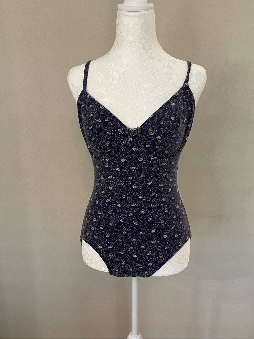 Eddie Bauer Womens Cotton one piece Swimsuit
